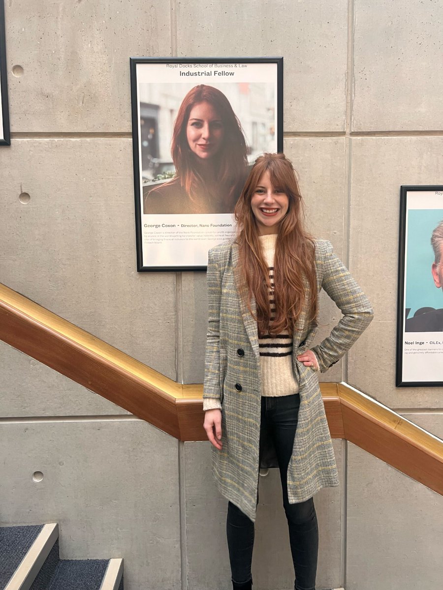Nano (@nano) on Twitter photo #Nano Foundation Co-Director George Coxon proudly standing in front of her <a href="/SBL_UEL/">Royal Docks School of Business and Law at UEL</a> Royal Docks School of Business & Law Industrial Fellow portrait that now stands in the main entrance to the USS Campus at the University of East London <a href="/UEL_News/">Uni of East London</a> 👏
Congrats George! 🥳 #Nano Foundation Co-Director George Coxon proudly standing in front of her <a href="/SBL_UEL/">Royal Docks School of Business and Law at UEL</a> Royal Docks School of Business & Law Industrial Fellow portrait that now stands in the main entrance to the USS Campus at the University of East London <a href="/UEL_News/">Uni of East London</a> 👏
Congrats George! 🥳