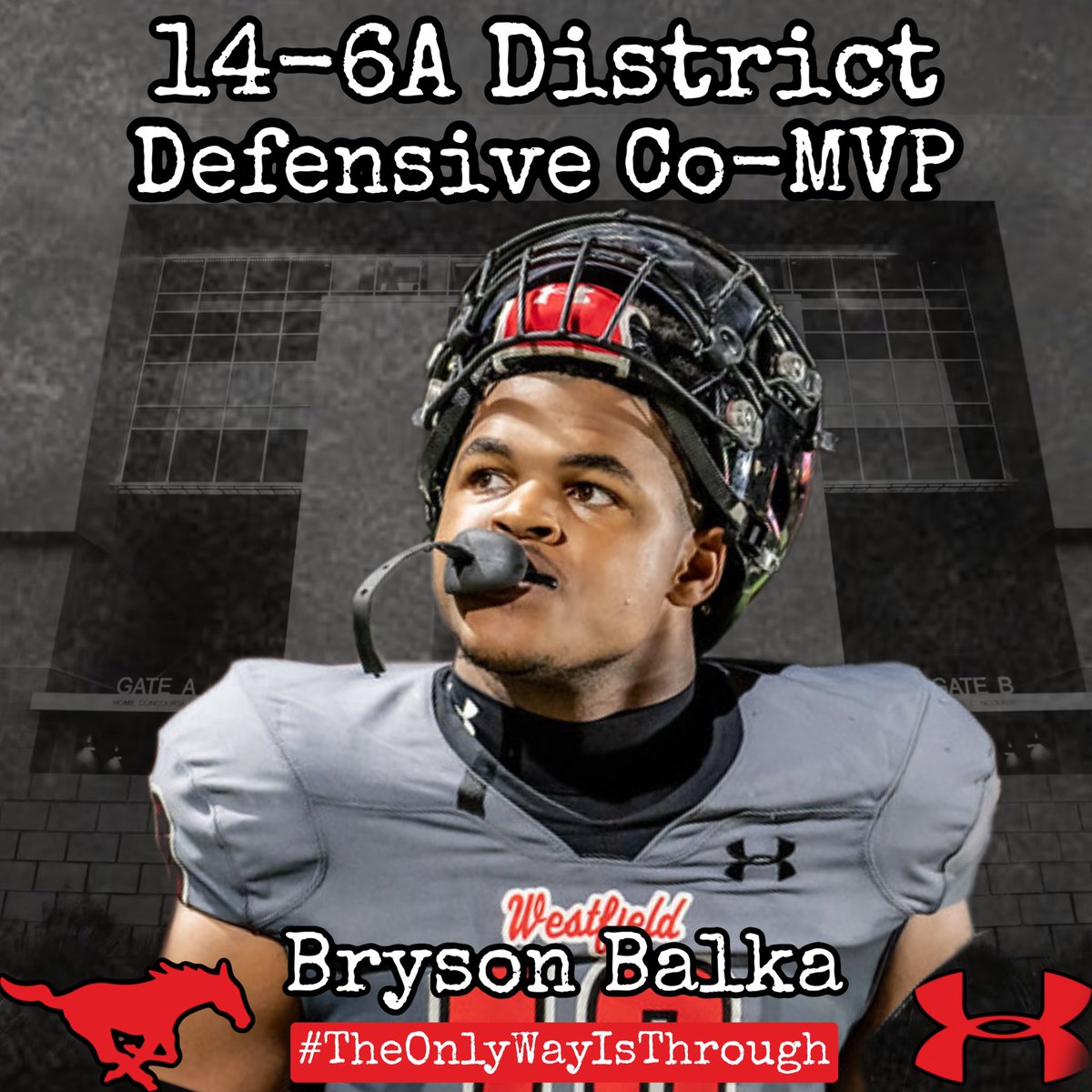 fb_westfield's tweet image. 🚨 District Defensive Co-MVP🚨

@BrysonBalka2024 

#TheOnlyWayIsThrough 

@whsmustangs @SpringISD @ajacinto3 @Meeks38 @gowestfieldfb @UAFootball @Matt_Stepp817 @MarcG14Line @ihss_houston @joeagleason @HoustonChronHS @vypehouston @dctf @txhsfb6a @TXSportsLife @texasfootball