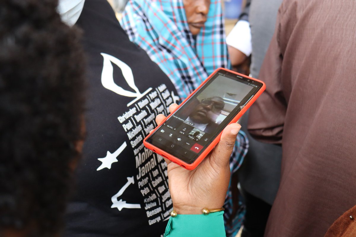 HakiAfrica's tweet photo. Today at the Milimani Law Courts, led by directors Hussein Khalid and Counsel Yusuf Abubakar stood in solidarity with Mothers of Victims and Survivor Network during the court mention on the case of Ahmed Rashid who is being prosecuted on charges of extrajudicial killings. https://t.co/jkKhOtFw1P