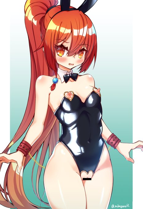 逆バニーの日、
逆逆バニーなら昔描いたことあった 