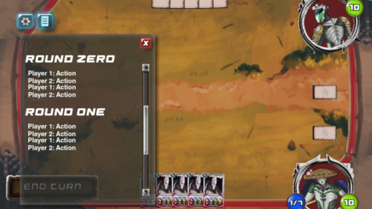 keep track of all your moves and your opponent's actions using ONE Shogun's in-game battle history logs! Get an edge against your opponent by reading their moves and guessing possible future actions. Surprise your enemies with your advantages! 

#tradingcards
#boardgames
#GameFi