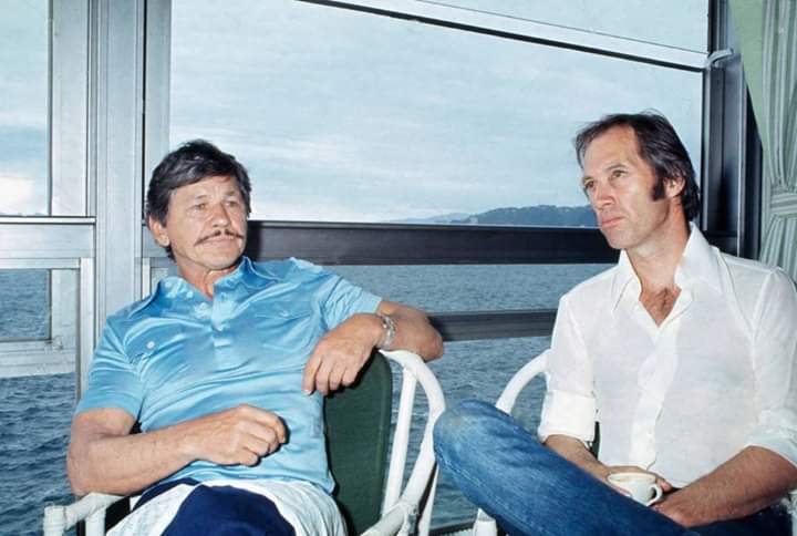 Happy birthday David Carradine with Charles Bronson.   