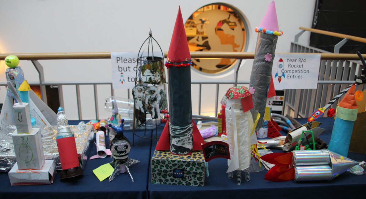 BSNJSL's tweet photo. #BSNJSLin Space was rocket fantastic! From individual space rockets to the amazing collaborative house rockets. @BSNJSL there are lots of budding designers &amp; engineers! #ScienceTechnologyEngineeringMaths https://t.co/1Rlr5ZunlE
