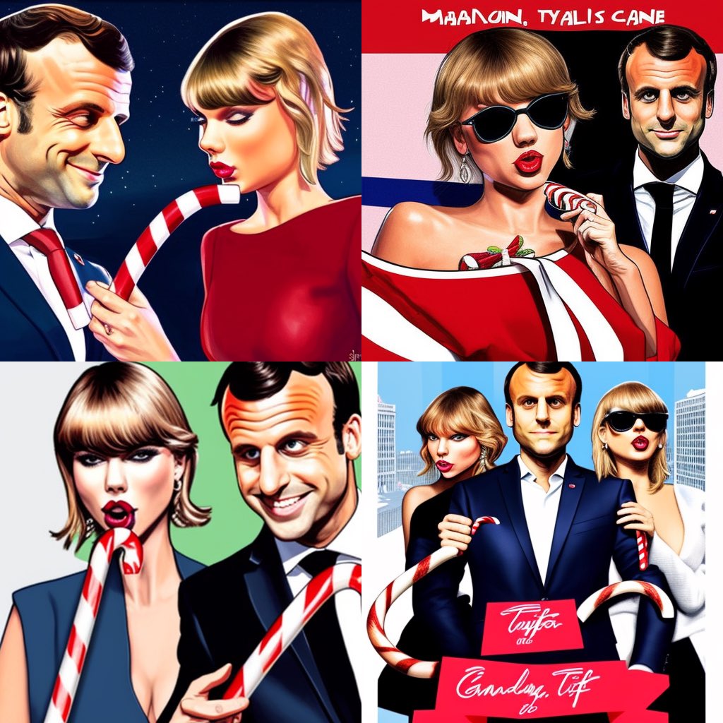 BorgaBlot's tweet image. Fascinating, I accidentally created a style in Stable Diffusion that adds Taylor Swift and candy canes 🤦‍♂️
#stablediffusion #AIart #AIoops #outtakes
