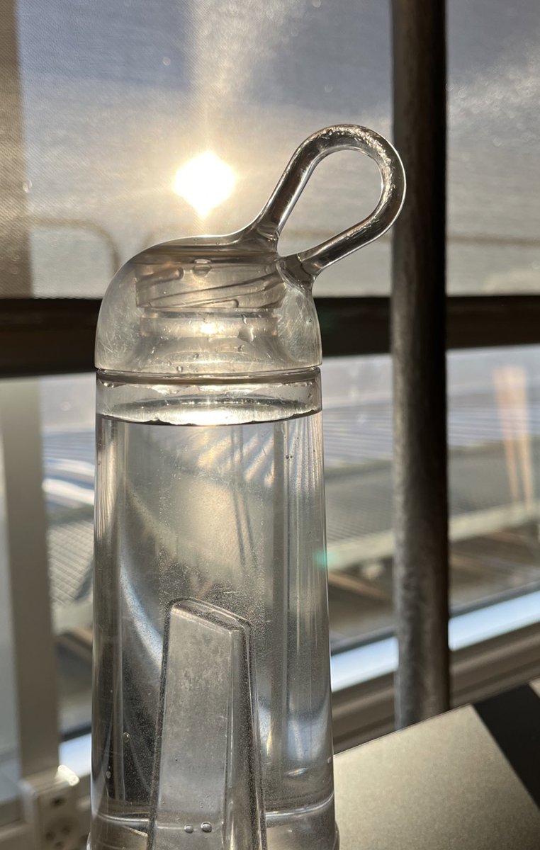 This much loved water bottle is from UNFCCC COP21 in Paris.

Bringing it to Biodiversity Summit #COP15 in #Montreal for good luck.