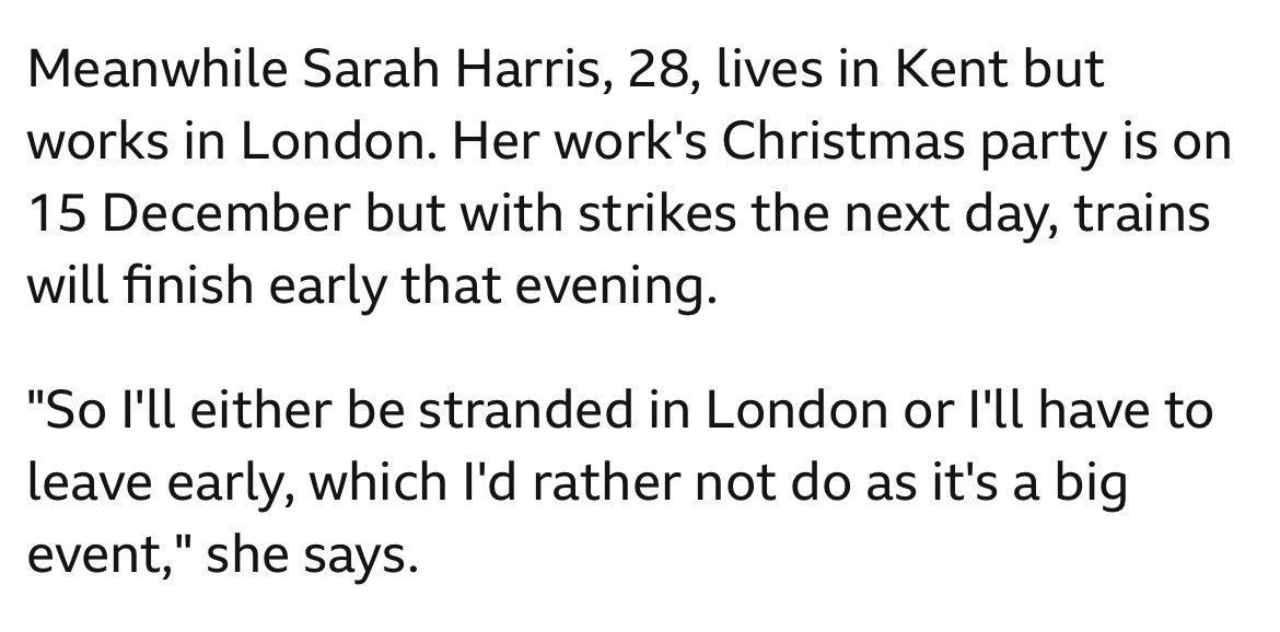ThatChris1209's tweet photo. We have downgraded from ‘I won’t see my son’ to ‘I’ll have to leave my work Christmas party early’, which is probably the point at which you ask yourself if it’s time to pull the story https://t.co/0k17WO8oGI