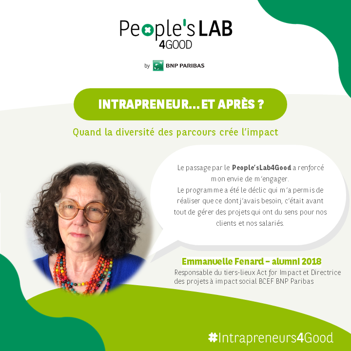 Intra4Good's tweet image. (#Intrapreneuriat) @emmafenard a fait le #PeoplesLab4Good, le programme d’intrapreneuriat de l’Engagement d’entreprise de @BNPParibas

Retrouvez dans ce live-tweet👇
🚀 Son projet incubé 👉#Tangata
🚀 Son avant / après
🚀 L’impact dans son écosystème
🚀 Son take away