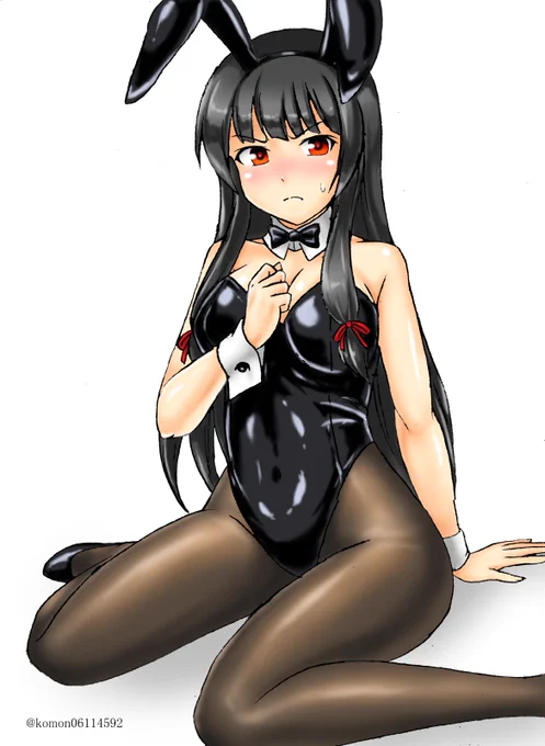 十七駆バニーまとめ。黒で統一したほうがよかったかも…いずれまた描きます 