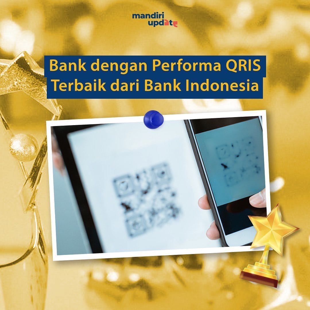 urcanadians's tweet photo. Bank Mandiri berhasil mendapatkan penghargaan dari Bank Indonesia yaitu Bank dengan performa QRIS terbaik di kategori Penyedia Jasa Pembayaran (PPJ) QRIS dengan Performa Terbaik.

#livinbymandiri #koprabymandiri #livingalivelylife #beritamandiri https://t.co/b38X3A84zF