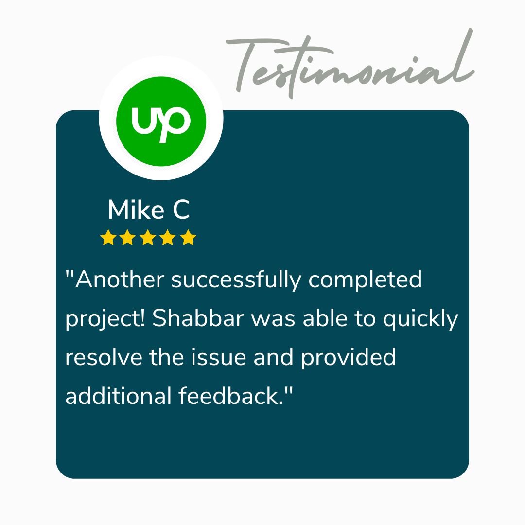ODES_pk's tweet photo. We take full responsibility of your project. We have a 100% recommendation rate by our clients.
See remarks via Upwork.
https://t.co/I0UuAlcrsg
.
.
.
.
.
.
.
#html #htmlcss #wordpress #wordpressdeveloper #wordpressdesign #css #wordpressplugins #wordpressplugindevelopers #laravel https://t.co/NxUyuHTqPg