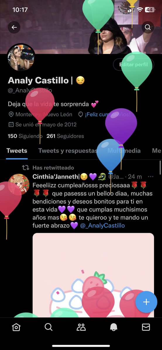 _AnalyCastillo's tweet photo. Tenemos globitos 🥰🫶🏻🎈 https://t.co/sFl5Iy1Hoz