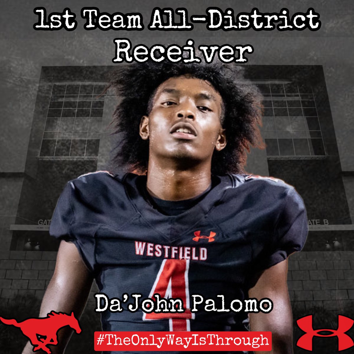 fb_westfield's tweet photo. 1st Team All-District Receiver

🚨 @dajohnpalomo4 🚨
🔥Unanimous 🔥

#TheOnlyWayIsThrough

@whsmustangs @SpringISD @ajacinto3 @Meeks38 @gowestfieldfb @UAFootball @MarcG14Line @ihss_houston @joeagleason @HoustonChronHS @vypehouston @dctf @txhsfb6a @TXSportsLife @texashsfootball https://t.co/zhKqihQxwo