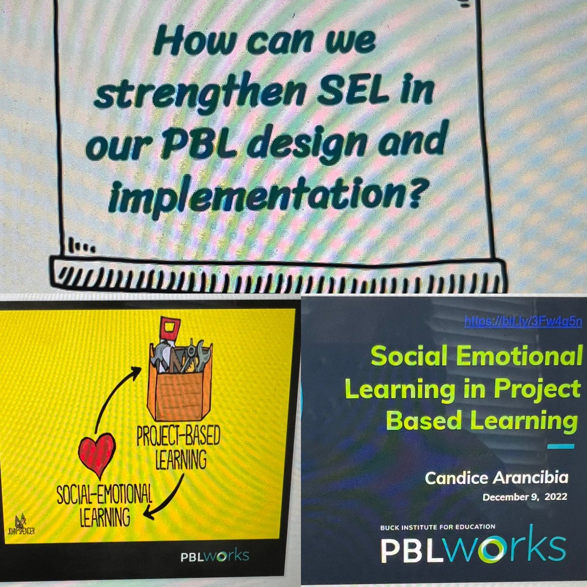 tgrigaslang's tweet photo. “SEL has the tremendous potential to create…social change”-Dena Simmons So excited to take part in #SELinPBL through @PBLWorks Post Pandemic Academia we need #GrowthMindsets &amp; the willingness to #TakeRisks #EmpathizeWithStudents #ReImagineEducation @HHSAdvisory @SarahKuhneTech https://t.co/8yxxQDP6V9