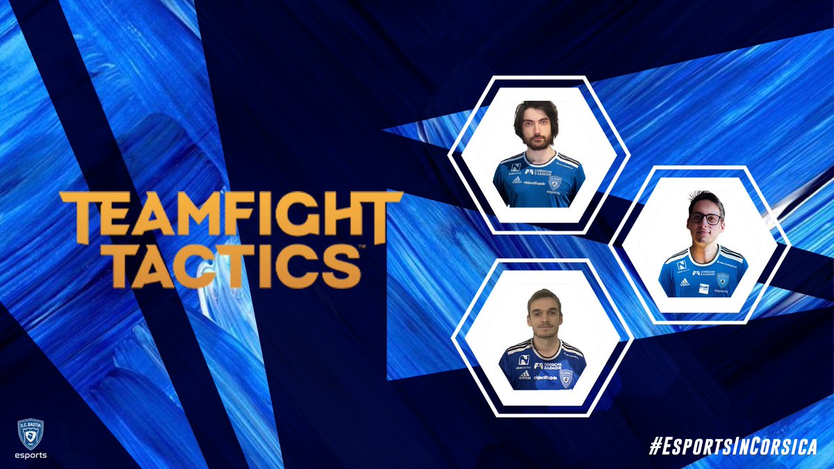 𝗧𝗲𝗮𝗺𝗳𝗶𝗴𝗵𝘁 𝗧𝗮𝗰𝘁𝗶𝗰𝘀♟️

🚨 Voici la nouvelle team #TeamFightTactics qui défendra désormais nos couleurs 🔵&amp;⚪️ !
Bienvenue à <a href="/SendriTV/">SendriTV</a>, <a href="/WhiteArie__/">Whıte Arıe</a> et <a href="/EsPat_/">NP | EsPat</a> !

#TeamFightTactics #EsportsInCorsica