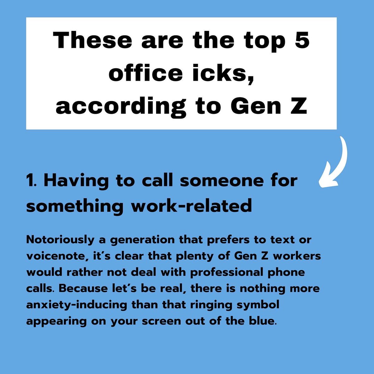 BYPNetworkApp's tweet photo. Office ‘icks’ 😂🫣

Icks aren’t just for your dating life… Welcome to the office icks you didn’t even know you had…. 🫣

#officeicks #icks #officeinspiration #officelife #stress #thursdaythoughts https://t.co/CMpFc395Cl