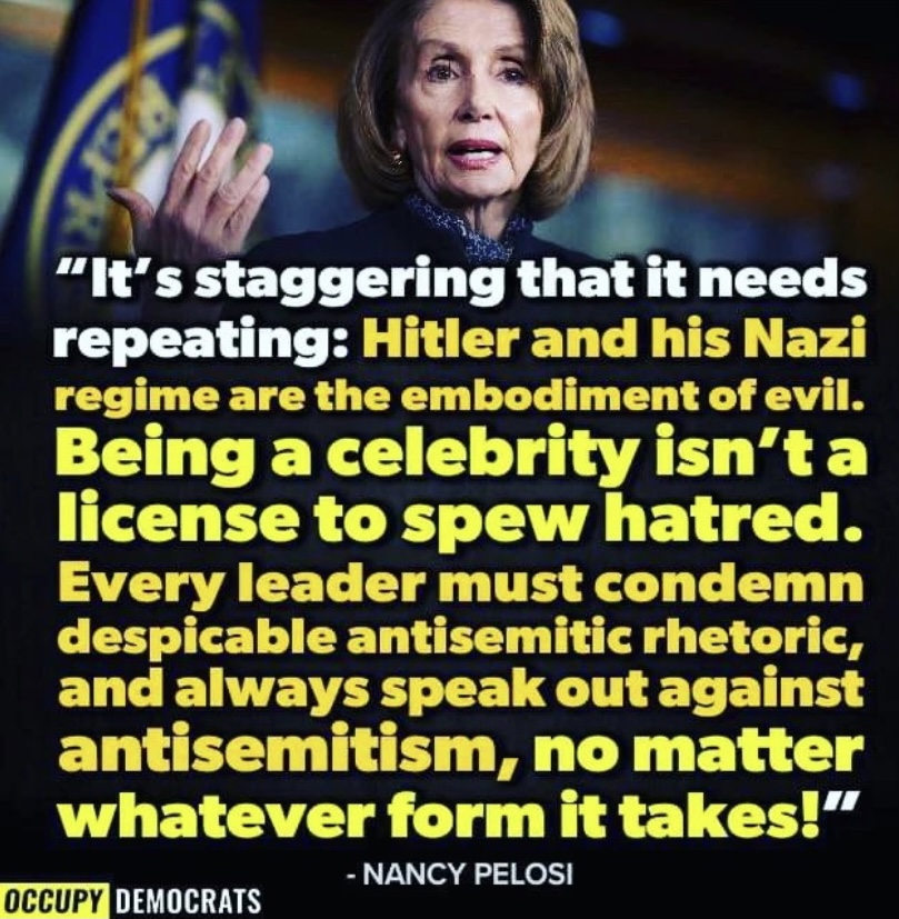841920Meema6's tweet photo. Almost 200K American soldiers were killed by Hitler & the Nazis during WWII
When asshole anti-Semites like #KKKanye #NaziNick & #DrumpFuhrer praise them?
They spit on the graves of all who sacrificed for US to be free
OK with that @GOP?
Kanye=Fuentes=Trump=GOP
#StopAntiSemitism https://t.co/37Af5mwN8b