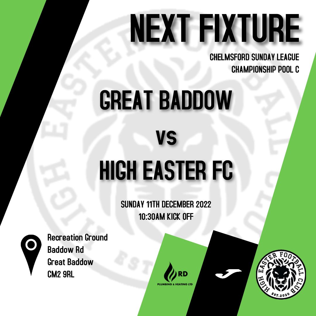 HighEasterFC's tweet photo. Could be a cold one on Sunday morning as we return to league action away at Baddow #HEFC https://t.co/zJcjeQVQiN