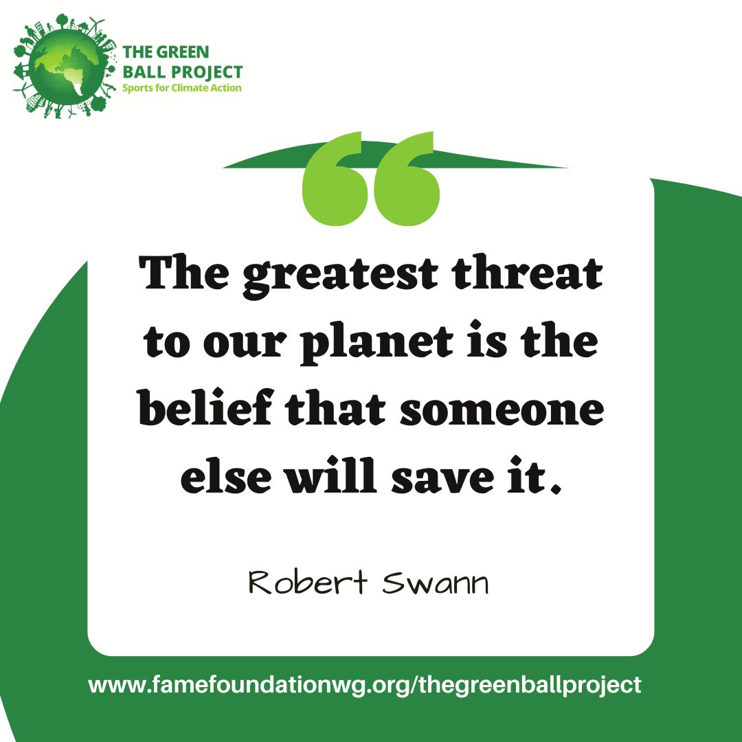 It is our obligation as human to safeguard the environment from dangerous pollutants. We have a duty to protect nature.
Not caring about this means we might be on the verge of losing our beloved planet.
#greenballproject 
#famefoundation