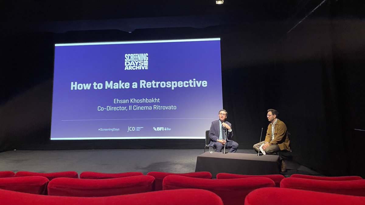 Great to be at <a href="/ICOtweets/">Independent Cinema Office</a>’s Archive Screening Days at <a href="/BFI/">BFI</a> today #ScreeningDays.