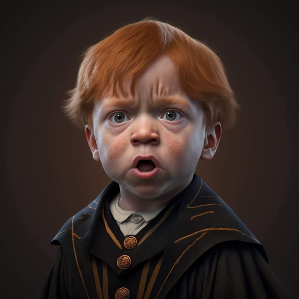 AI_world_art's tweet photo. If action of Harry Potter would start in kindergarden xD 
#HarryPotter #HogwartsLegacy #HogwartsMystery #Hagrid #Malfoy #Rowling #jkrowlinglove https://t.co/awmrBCTHnH