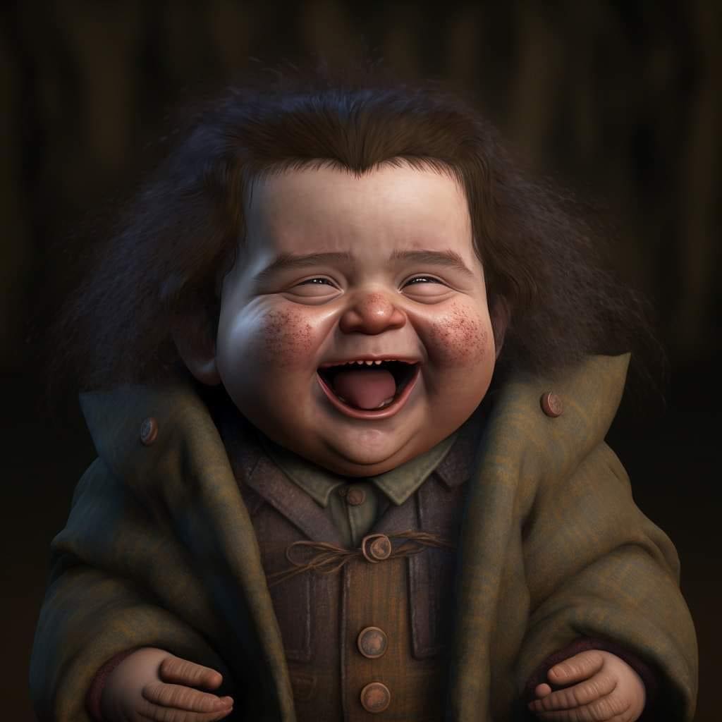 AI_world_art's tweet photo. If action of Harry Potter would start in kindergarden xD 
#HarryPotter #HogwartsLegacy #HogwartsMystery #Hagrid #Malfoy #Rowling #jkrowlinglove https://t.co/awmrBCTHnH