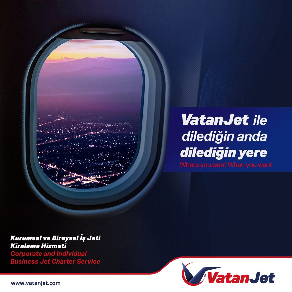 VatanJet's tweet photo. Dilediğiniz anda, dilediğiniz yere, yüksek standartta uçun.
İş jeti kiralama hizmetimiz için vatanjet sitemizi ziyaret edebilirsiniz.
https://t.co/52iWdVY2iF
sales@vatanjet.com
0531 337 77 77
#VatanJet #İşjeti #Businessjet https://t.co/u3MjcXFOcx