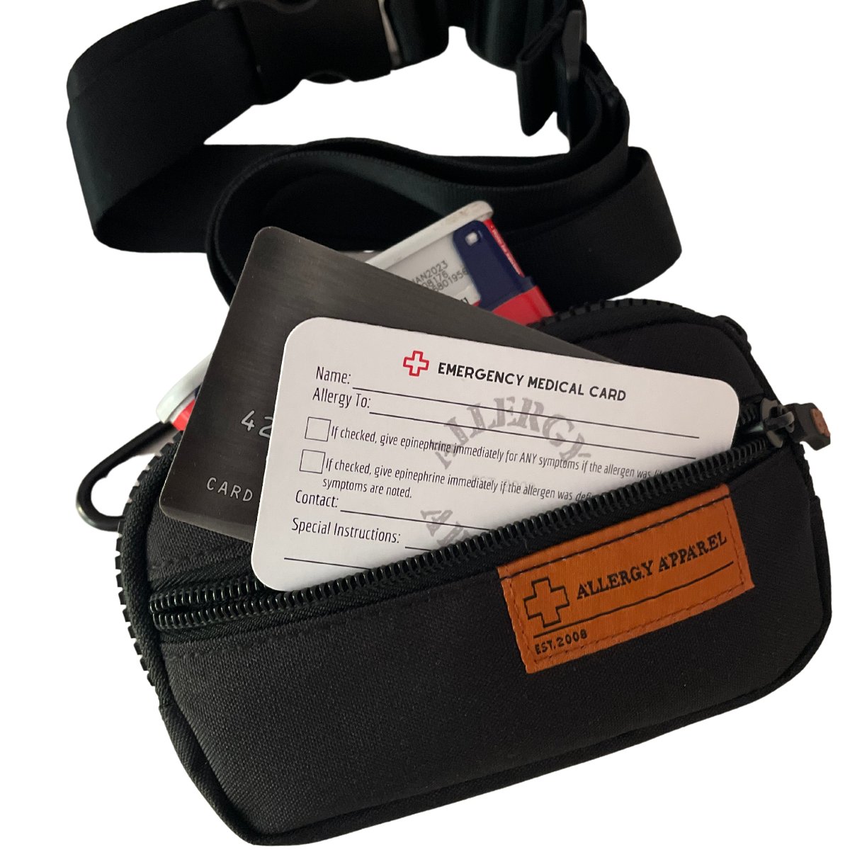 AllergyApparel's tweet photo. Our Auvi-Q Carry All is Back! Small But Packs Mighty Life-Saving Medications. - https://t.co/JLbLpWrPYQ https://t.co/6kG6LPViw3