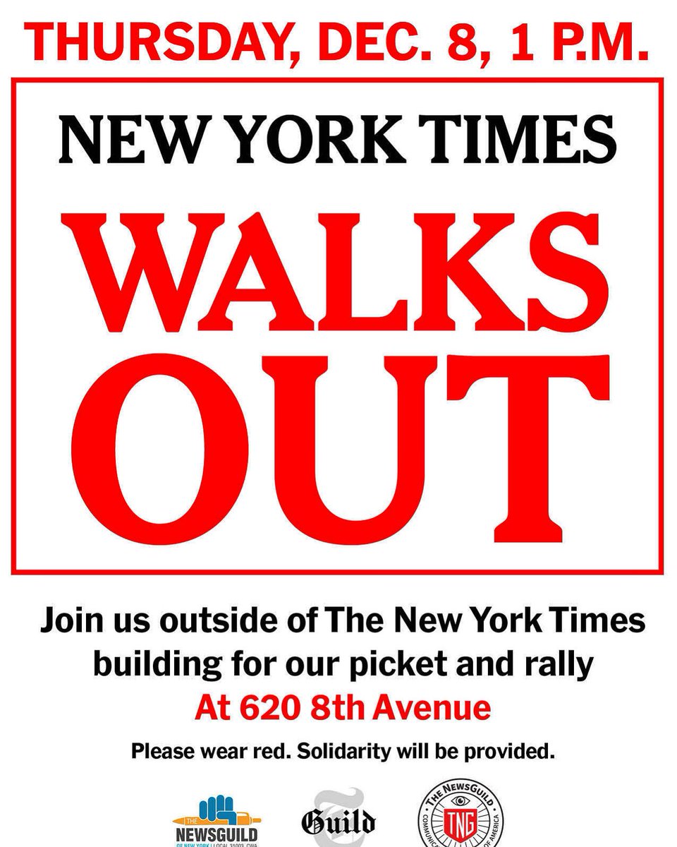 Liam Stack (@liamstack) on Twitter photo The <a href="/nytimes/">The New York Times</a> is white space and white noise without <a href="/NYTimesGuild/">NYTimesGuild</a> members. Stand with us on the digital picket line! Read local news. Support public radio. Pull out a cookbook. Break your Wordle streak. The <a href="/nytimes/">The New York Times</a> is white space and white noise without <a href="/NYTimesGuild/">NYTimesGuild</a> members. Stand with us on the digital picket line! Read local news. Support public radio. Pull out a cookbook. Break your Wordle streak.