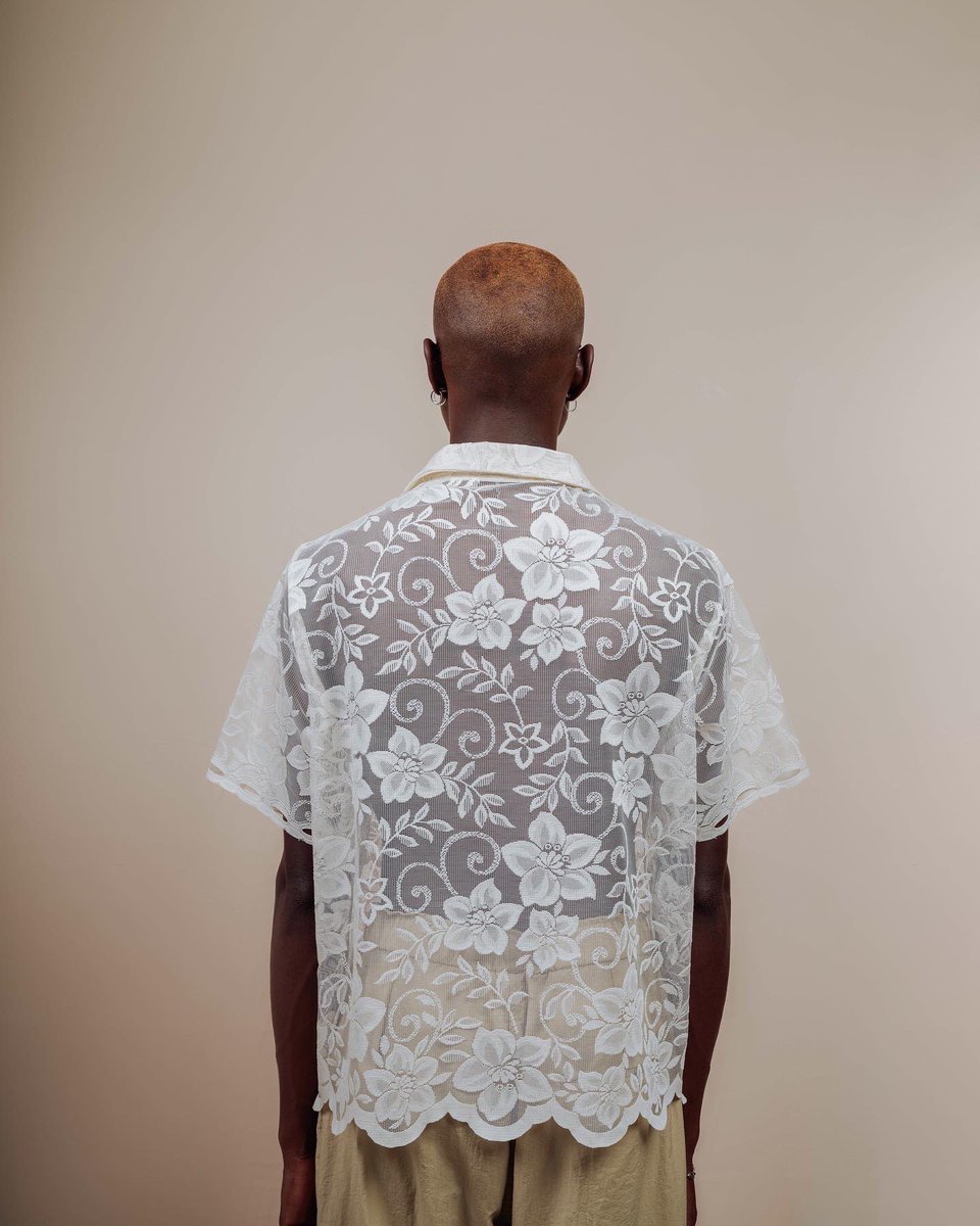 Sash_za's tweet photo. Look 2
Tshepang wears our quantec lightweight summer suit dropped crotch trouser with Phola lace bowling shirt.

Photography: @Kgomotso_Neto 
Styling: @thobekambane 
Make-up: @tammimbambo 
Model: @bbydore 

For orders and enquiries email sash@sashsouthafrica.com https://t.co/GnHzxCLyvO