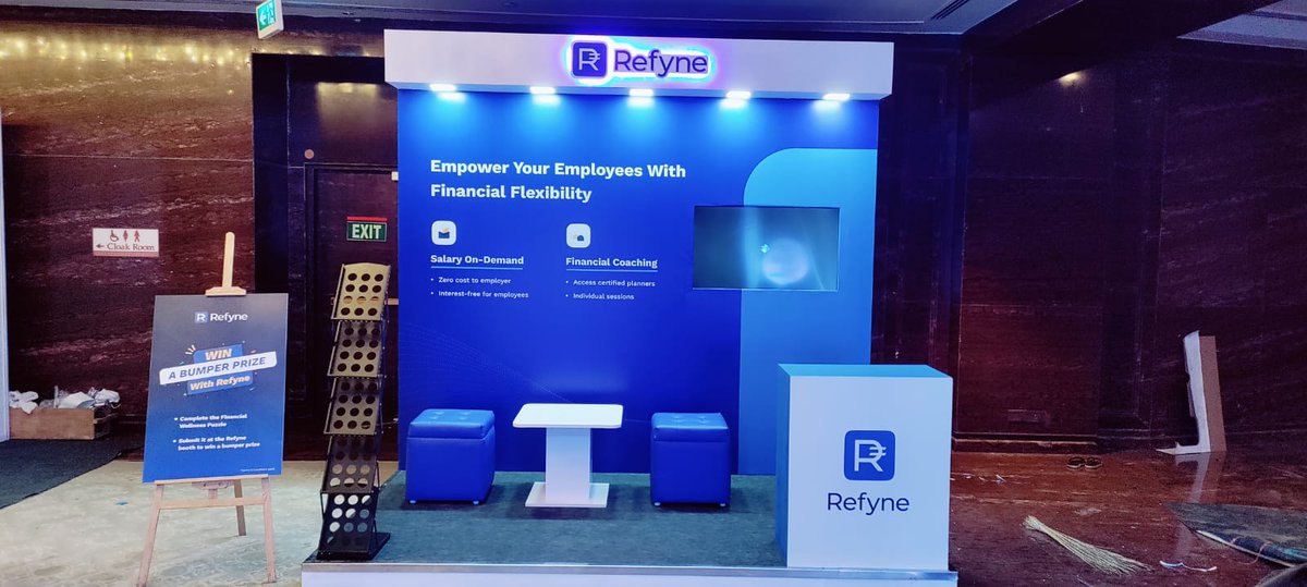 Madmazestudios's tweet photo. An exhibition stall to relieve you of financial stress. MadMaze knows how to connect you with prime necessities. And we do it in an imposing way.
Contact our expert: https://t.co/H7Y0hSbZPO
#madmaze #events #corporateevents #eventmanagement #exhibition #stalls #madmazestudios https://t.co/lAD8CSmxdl