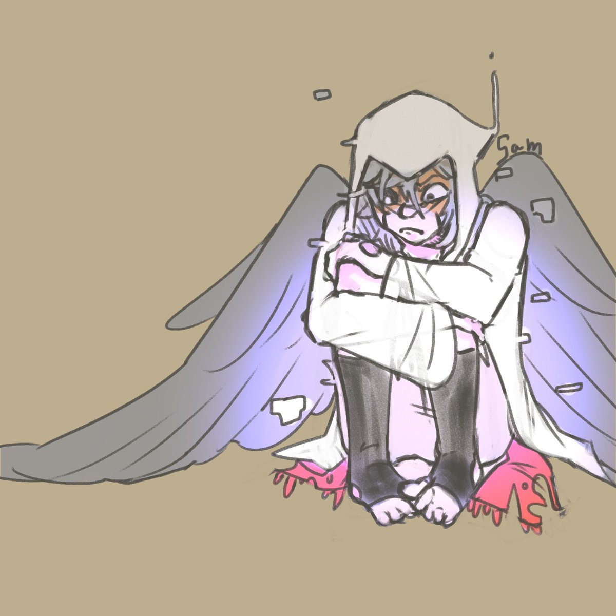 ikirysan12_'s tweet image. little Goth and Gradient 

#gradientsans #gothsans #afterdeath #errorink #errink #undertale #undertaleshipchild