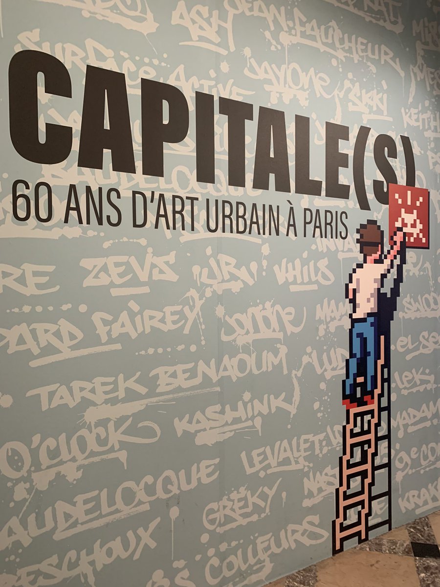 Belle expo gratuite de street art #hoteldeville #capitales #streetart #paris