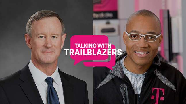 tglover187's tweet photo. "Leadership Moment"
Today, I have the honor of sitting down with Admiral William McRaven. Navy Seal &amp; Best Selling Author with books like "Make Your Bed", &amp; "The Hero Code". So I need my @TMobile fam to check out #TalkingWithTrailblazers today at 3pm est. 
#LeadershipMoment https://t.co/Ak75FvM9IK