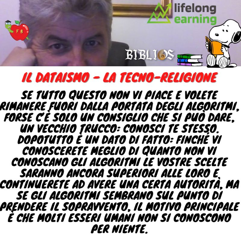 FrancoBagaglia's tweet photo. VIVIAMO L'EPOCA DEL DATAISMO, UNA SORTA DI TECNO-RELIGIONE

#competenzedigitali #competenze #informatica #formazione #informaticaumanistica #umanesimodigitale #hardskill #softskill #competenzetrasversali #digicomp #web3 #apprendimentocontinuato #mentecomputazionale https://t.co/JiYv1l6N6d