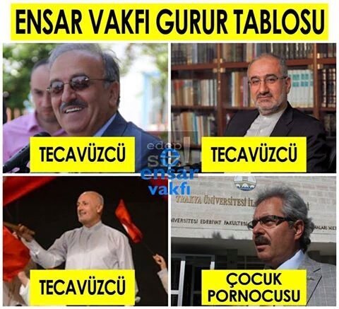 KaranliginKizi7's tweet photo. SEVGİLİ KIYMETLİ #TECAVÜZCÜLERİ TECAVÜZ ETSE BU EFENDİLER YİNE ✔BENİM #ÇOCUĞUMUN da #RIZASI VAR BENİM de #RIZAM VAR✔
✔BİR KERELİK TECAVÜZDEN BİR ŞEY OLMAZ✔
DİYEBİLECEKLER Mİ ACABA !? https://t.co/8JZog91jau