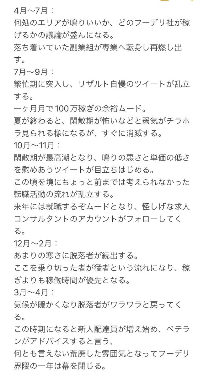 ajiji0123's tweet photo. フーデリ界隈の1年 https://t.co/mnWBdmRqQJ
