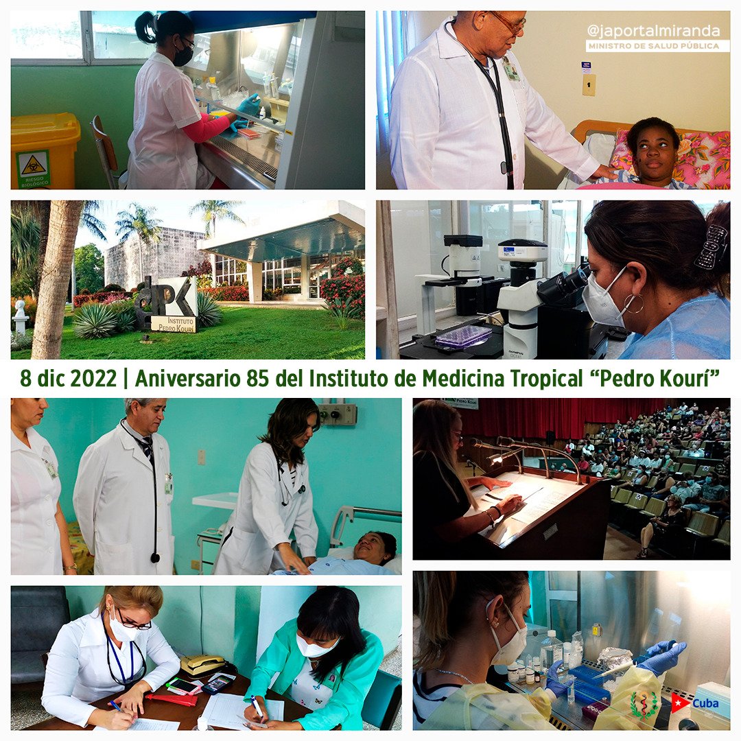 El Instituto de Medicina Tropical “Pedro Kourí” arriba hoy a sus 85 años. 
Siendo consecuente con el pensamiento de #Fidel, el <a href="/IPKCuba/">IPKCuba</a> es uno de los centros de investigaciones que atestigua la máxima de que Cuba es un país de hombres de ciencia. 
¡Felicidades a su colectivo!