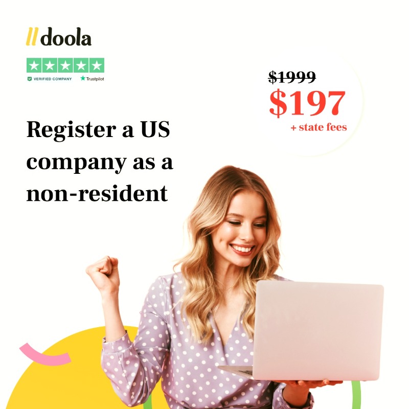 doolaHQ's tweet photo. Register your US company with Doola:

✅ Get LLC, EIN and IRS tax filings
✅ Access to reliable US banking partners
✅ Ongoing compliance

Save:
❌ Dozens of hours of paperwork filling
❌ Unnecessary stress
❌ Up to $3,500 in hidden fees and tax consultations