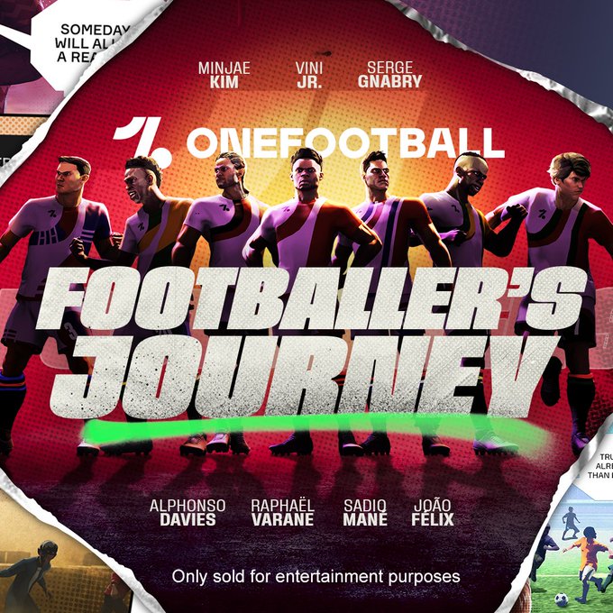 Celebrate the Pre-Sale of Footballer’s Journey of 
@aera_football, by joining this giveaway!

Steps ⬇️
💥Retweet ♻️
💥Follow @aera_football 
💥Join the Discord discord.com/invite/aera

1 Winner
Reward🏆: 1 pack of FJ collection
Deadline⛔️: 12 pm CET | Dec 13th 2022

Good luck🍀