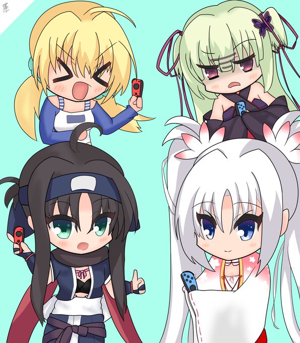 #今年も残りわずかなので今年一番伸びた絵を貼る見た絵描きさんも強制でやる 
switch発売記念イラストでした 