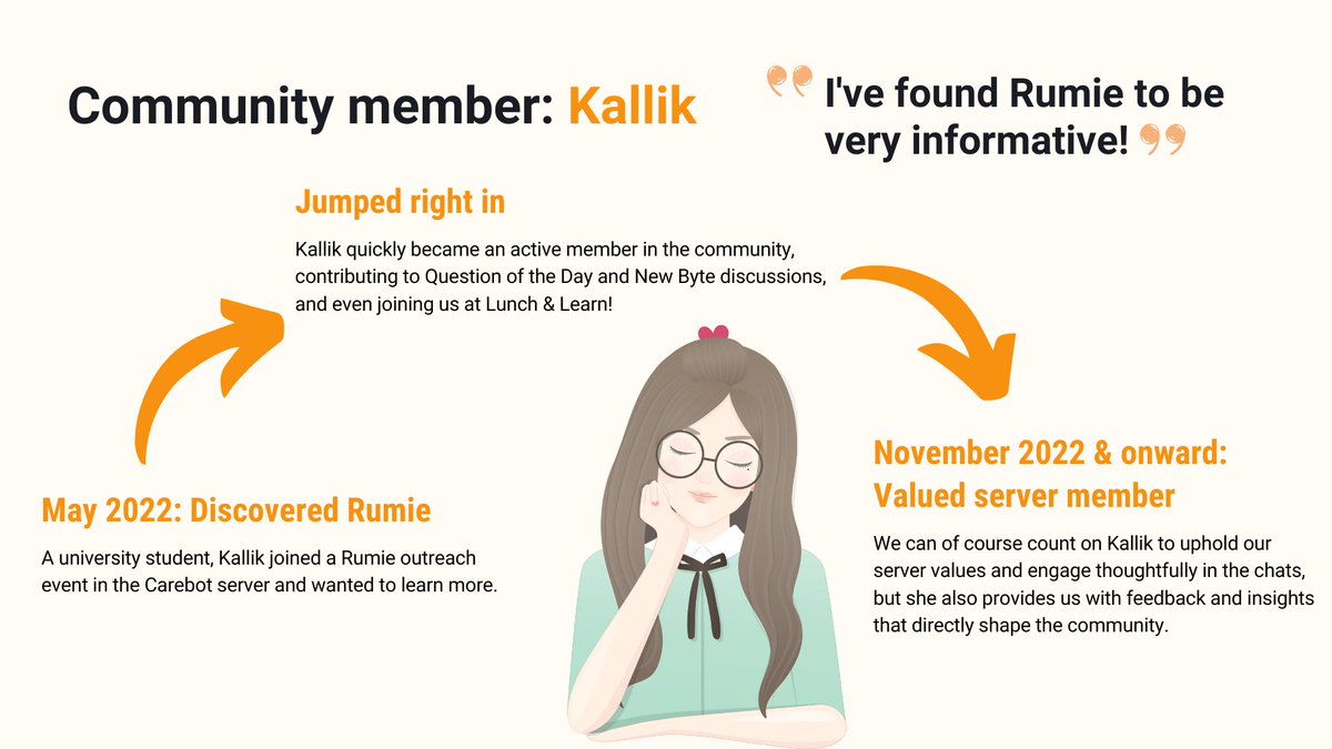🚀 The Rumie community (hosted on Discord) is a space for supporting each other in achieving our life skills and career goals.

Join and be the first to hear about events and workshops! discord.com/invite/rumie-l…

#Rumie #rumielearn #bytes #careeradvice #careertips #interviewtips