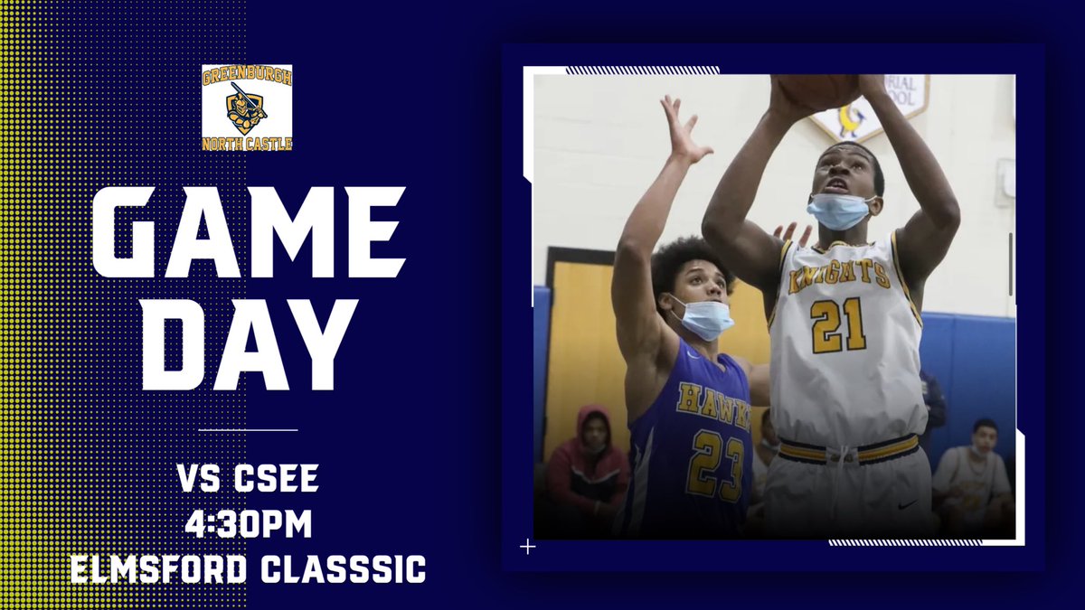 Opening day for hoops as we play <a href="/CSEEAthletics/">CSEE Owls Athletics</a> at Hamilton in the opening round of the Elmsford Classic! #GNC #Knights