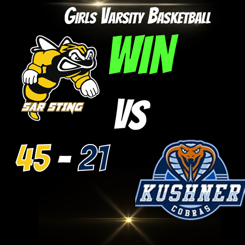 The Girls Varsity Basketball team had a win last night versus Kushner to close out this week of home games ... Let's Go Sting! #stingsports