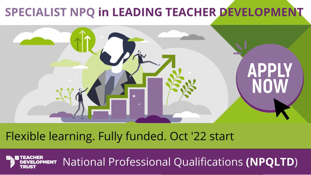 NPQLTD is ideal for teachers &amp; leaders who want to develop the teaching ability of their teams. Suitable for current/aspiring subject leaders, ECT/ITT mentors &amp; CPD leads. Register your interest for February 2023 here: ow.ly/HRKB50LXgA6 <a href="/TeacherDevTrust/">Teacher Development Trust</a> <a href="/PrinceHenrysHub/">PrinceHenrysHub</a>