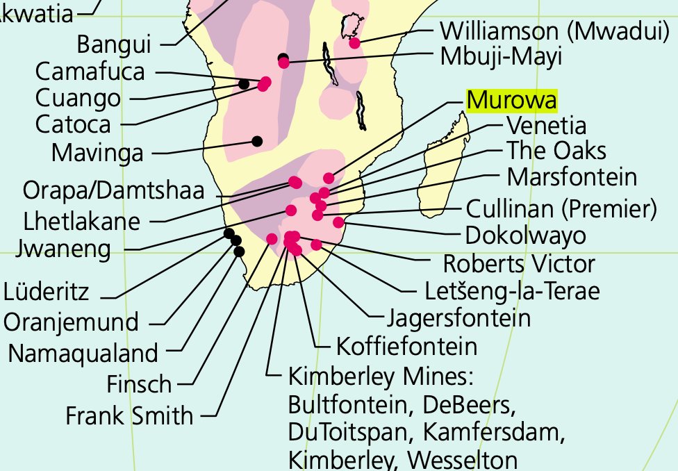 EquityDiamond's tweet photo. #KnowYourDiamonds DEC
#MurowaDiamonds
1/8. The beauty of diamonds and their quality is that they can almost always be associated with the geological history of their locality or any similar.
Murowa diamonds belong to the Archean craton(ancient crystalline rock) [> 2.5bn years] https://t.co/kjbbOxFOf8