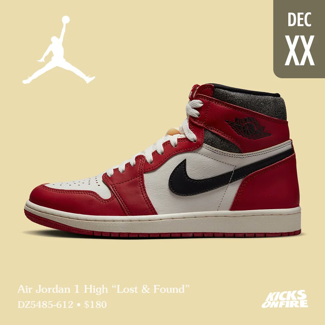 Incienso árabe Punto de partida KicksOnFire on Twitter: "Air Jordan 1 High “Lost &amp; Found” ❤️😍 Some  restocks coming for this December https://t.co/y946loHAbB" / Twitter