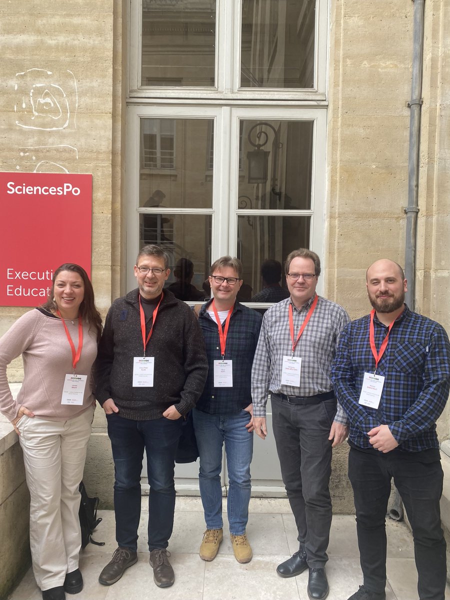 #eddi22
The <a href="/DDIAlliance/">DDI Alliance</a> EDDI 2022 conference took place at the Sciences Po University, in Paris, in late November 2022. GESIS was represented by @palantir27, @Janete_Estevao, Oliver Hopt, Wolfgang Zenk-Möltgen, <a href="/M_Eisentraut/">Marcus Eisentraut</a>, and Pascal Kolkwitz-Anstötz.