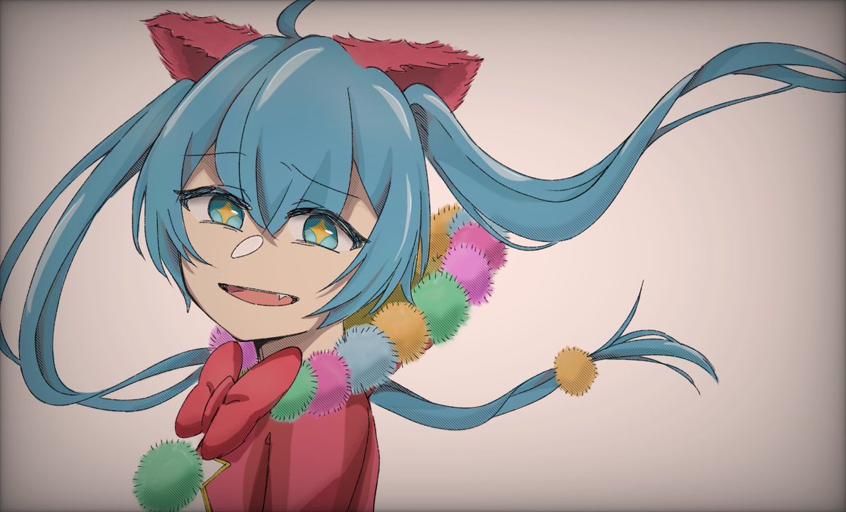 初音ミク 「最近流行りのAIに絵を読み込むやつ、興味あるのでやってみました…。確かにこれはす」|ハズレのイラスト