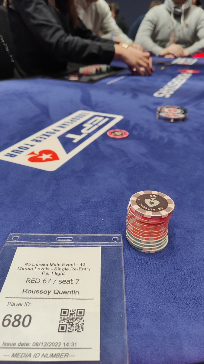🐣Bien arrivé dans la capitale 🇨🇿
Après 2 jours détente, retour aux tables avec cet Eureka ME 1.1k€
↪️Continuer sur la lancée des bons résultats online cette année
↪️ Améliorer les résultats live
↪️Reconnaissant d'avoir la chance d'y participer

<a href="/PMU_Poker/">PMU Poker 🔞</a>
⬇️Quelques updates