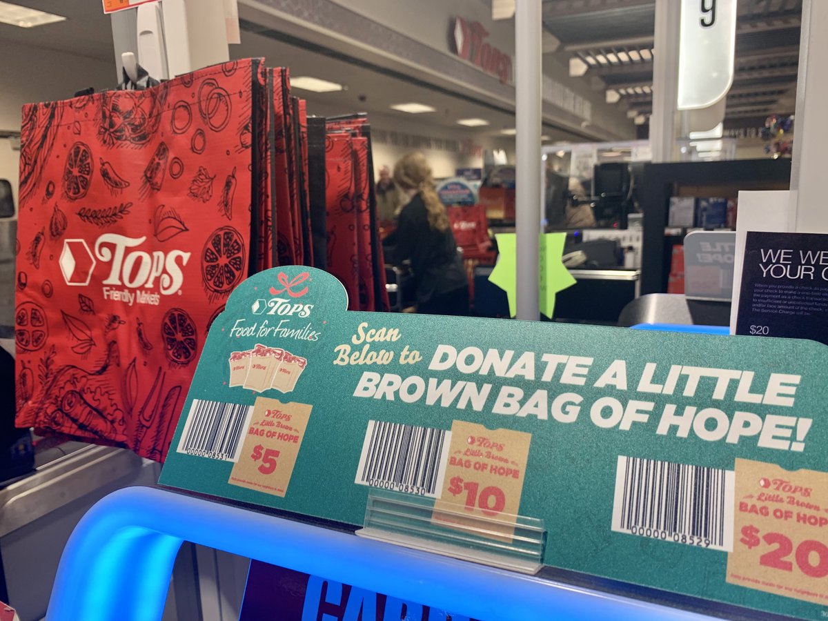 FoodlinkNY's tweet photo. Tomorrow is the big day! An all-day media event with @News_8 &amp;  @TopsMarkets to highlight the 16th annual Food for Families Food Drive! Make sure to tune in tomorrow &amp; be sure to stop by Tops to help a family in need this year by purchasing a Little Brown Bag of Hope https://t.co/6YQaQswD2T